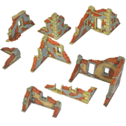 Brick & Plaster Houses - Medium Ruins