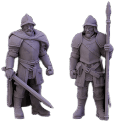 Human Guards - Sword & Spear - Masculine