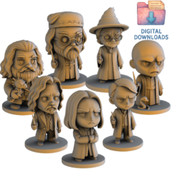 Wizarding World Chibis (+STL)