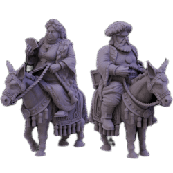 Human Nobles - Mounted - Masculine & Feminine