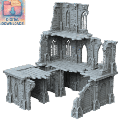 Gotiska Ruiner - Typ 2 (+ STL)