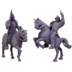 Human Guards - Mounted - Sword & Spear - Masculine