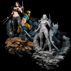 X-23 & Wolverine - Laura Kinney - Pt.1 (+Dekorativa Baser)