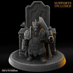 Bromdur Ironcrown - Dwarf Male - King