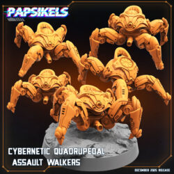 Cybernetic Quadrupedal Assault Walkers