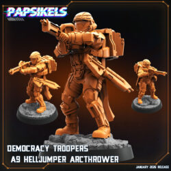 A-9 HellJumper Arcthrower - Democracy Troopers