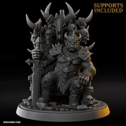 Gor'Thak Skullcrusher & Throne - Orc Male - Boss