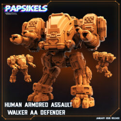 Armored Assault Walker AA Defender - Modulära Ben - Terräns