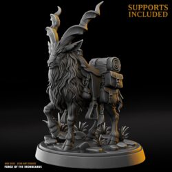 Goat - Saddled & Packed