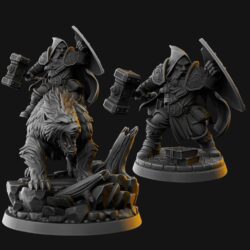 Bromir Lightforge - Mounted & Afoot - Dwarf Male - Hammerdin