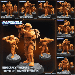 Recon HellJumper Troopers - Democracy Troopers