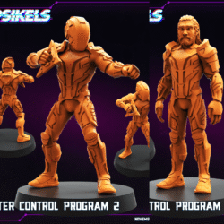 Tron Cosplayers - Master Control Program