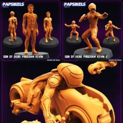 Tron Cosplayers - Son of Hero Program Kevin