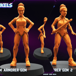 Tron Cosplayers - Program Armorer Gem