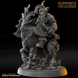 Rurik Stonechop - Dwarf Male - Mounted Barbarian