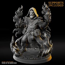 Vulkran Blazeweaver - Human Male - Sorcerer