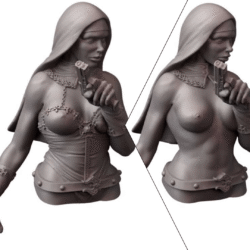 Nun with Gun - Bust (+NSFW)